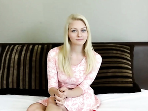 Blonde Babe Gets Slammed While The Guy Records Everything